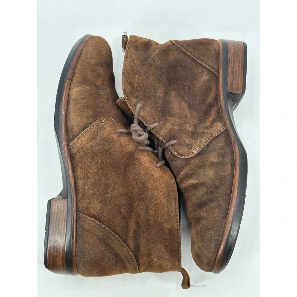 Naot Levanto Boots Women's Brown Suede Booties‎ Chukka Size EU 39/US 8-8.5